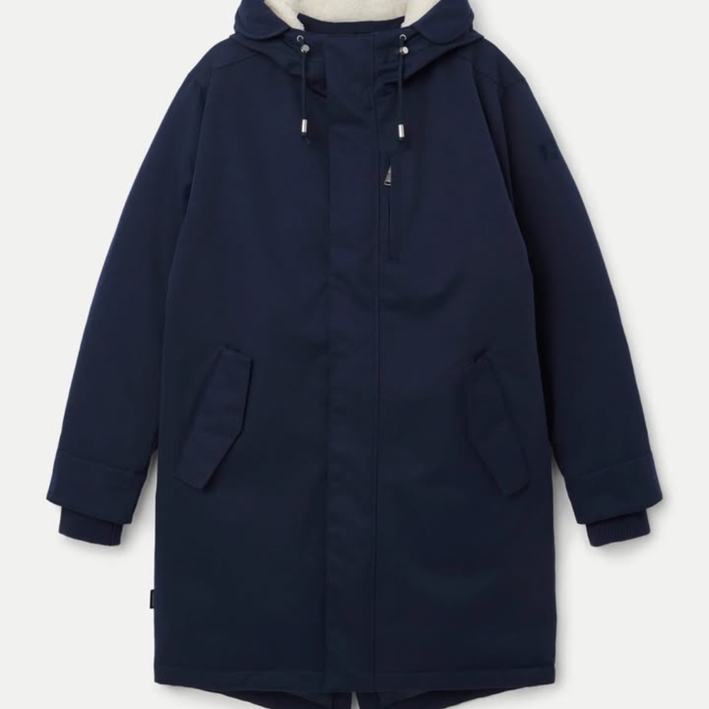 Frank & Oak Space Blue Parka BNWT